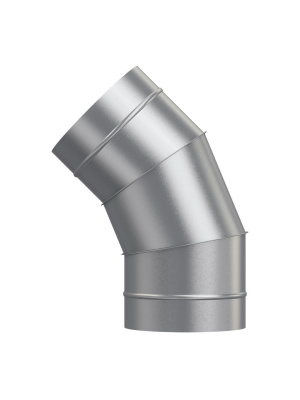 Отвод OTG D160 45° оцинк.сталь ERA PRO