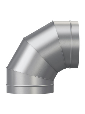 Отвод OTG D250 90° оцинк.сталь ERA PRO