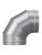 Отвод OTG D160 90° оцинк.сталь ERA PRO