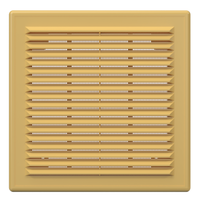 Решетка вентиляционная Р сетка разъемная 209х209 пластик Beige ERA