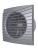 Вентилятор накладной SILENT D125 обр.клапан Dark gray metal DICITI
