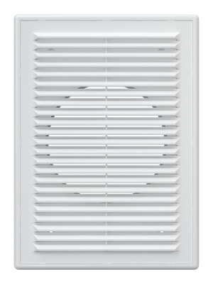 Решетка вентиляционная RF. фланец D125 разъемная 185х255 пластик ERA